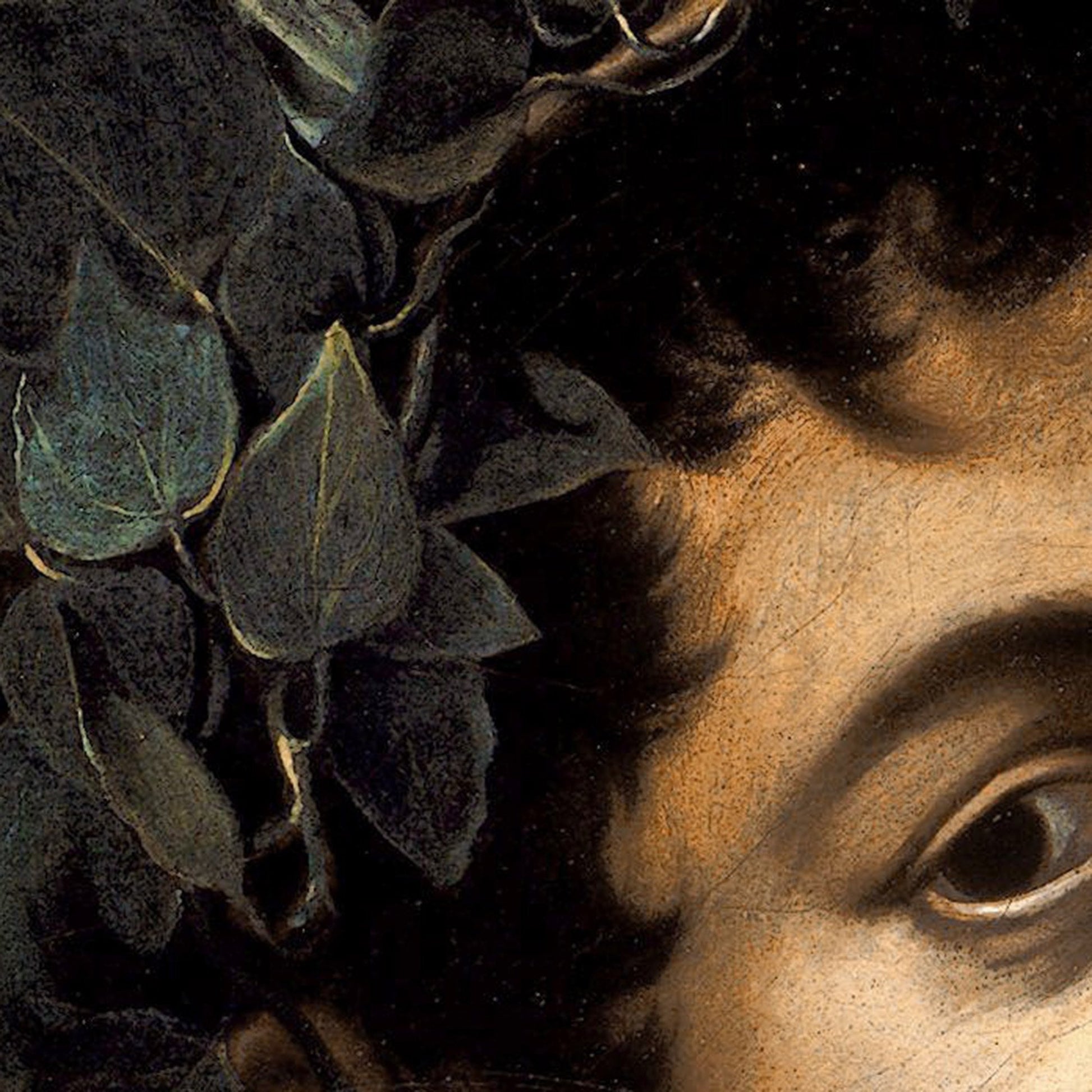 Caravaggio's Young Sick Bacchus: 3D Textured Oil Painting Reproduction