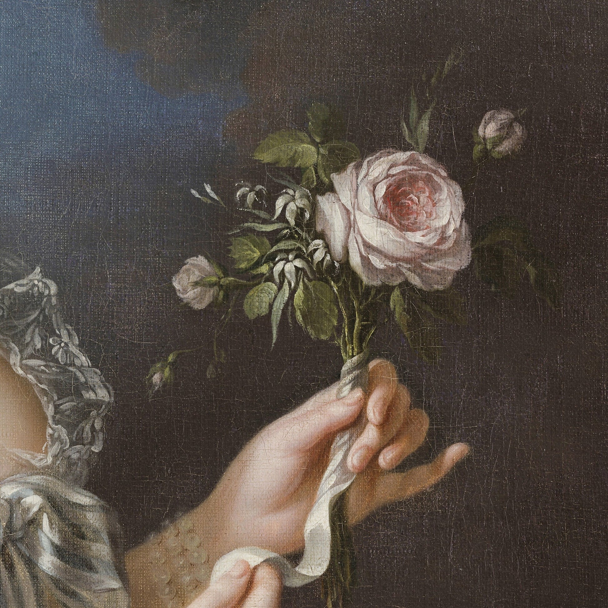 Marie Antoinette 3D Print by Le Brun: Textured Oil Painting Reproduction