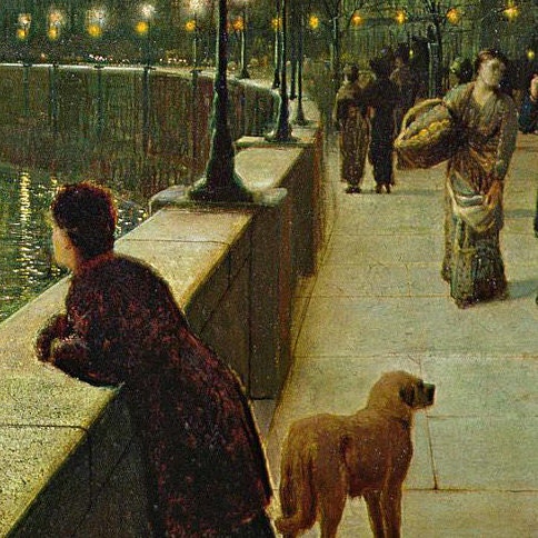 John Atkinson Grimshaw 'Reflections on the Thames' 3D Print