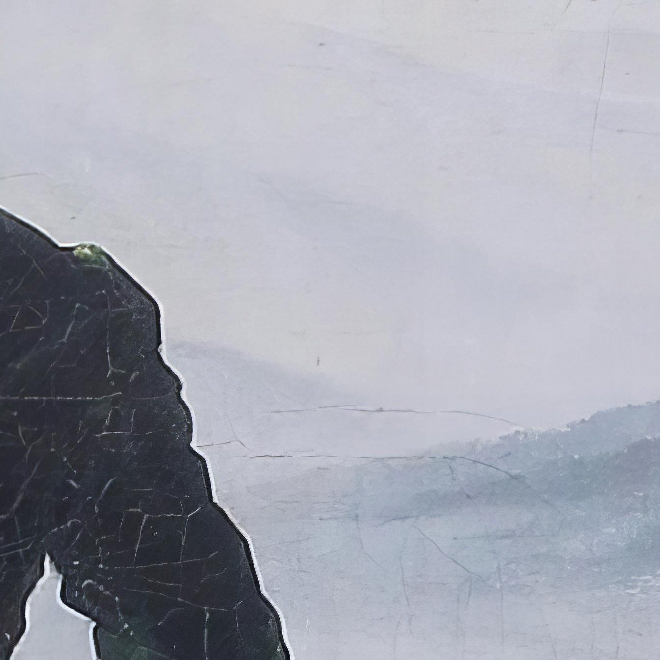 Wanderer Above the Sea 3D Print: Caspar David Friedrich Textured Art