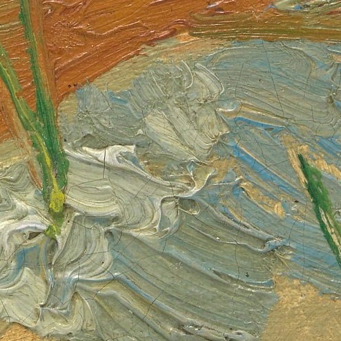 Daisies, Arles by Vincent Van Gogh, 3d Printed with texture and brush strokes looks like original oil painting