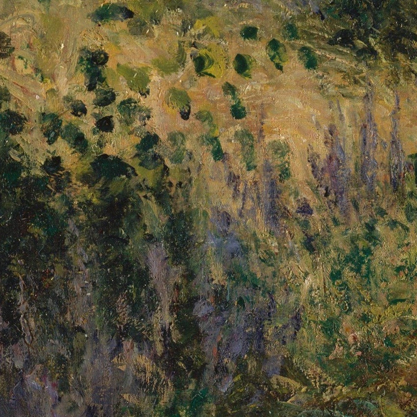 Camille Pissarro Print: Côte des Grouettes 3D Textured Art