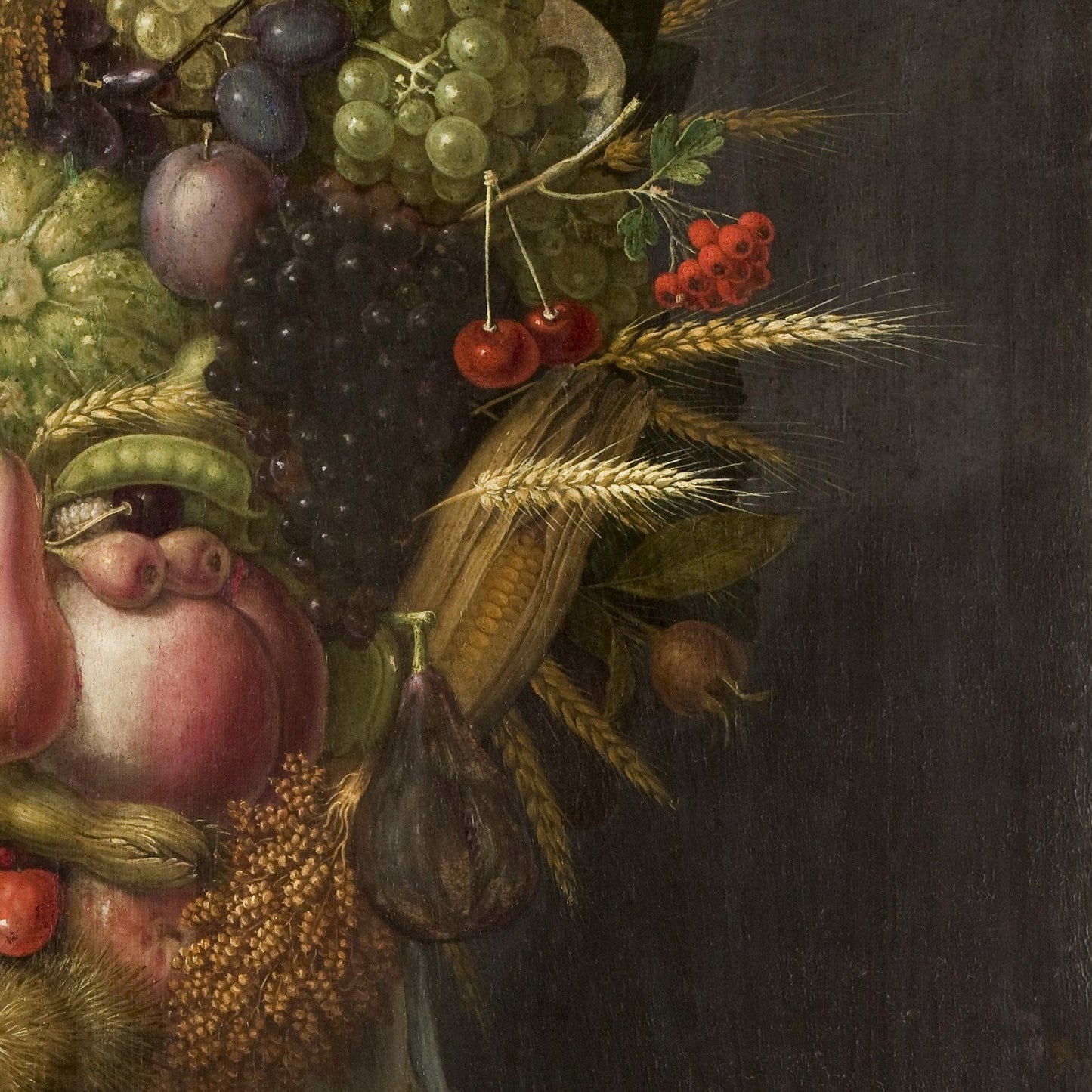 Rudolf II by Giuseppe Arcimboldo, 3d Printed with texture and brush strokes looks like original oil painting