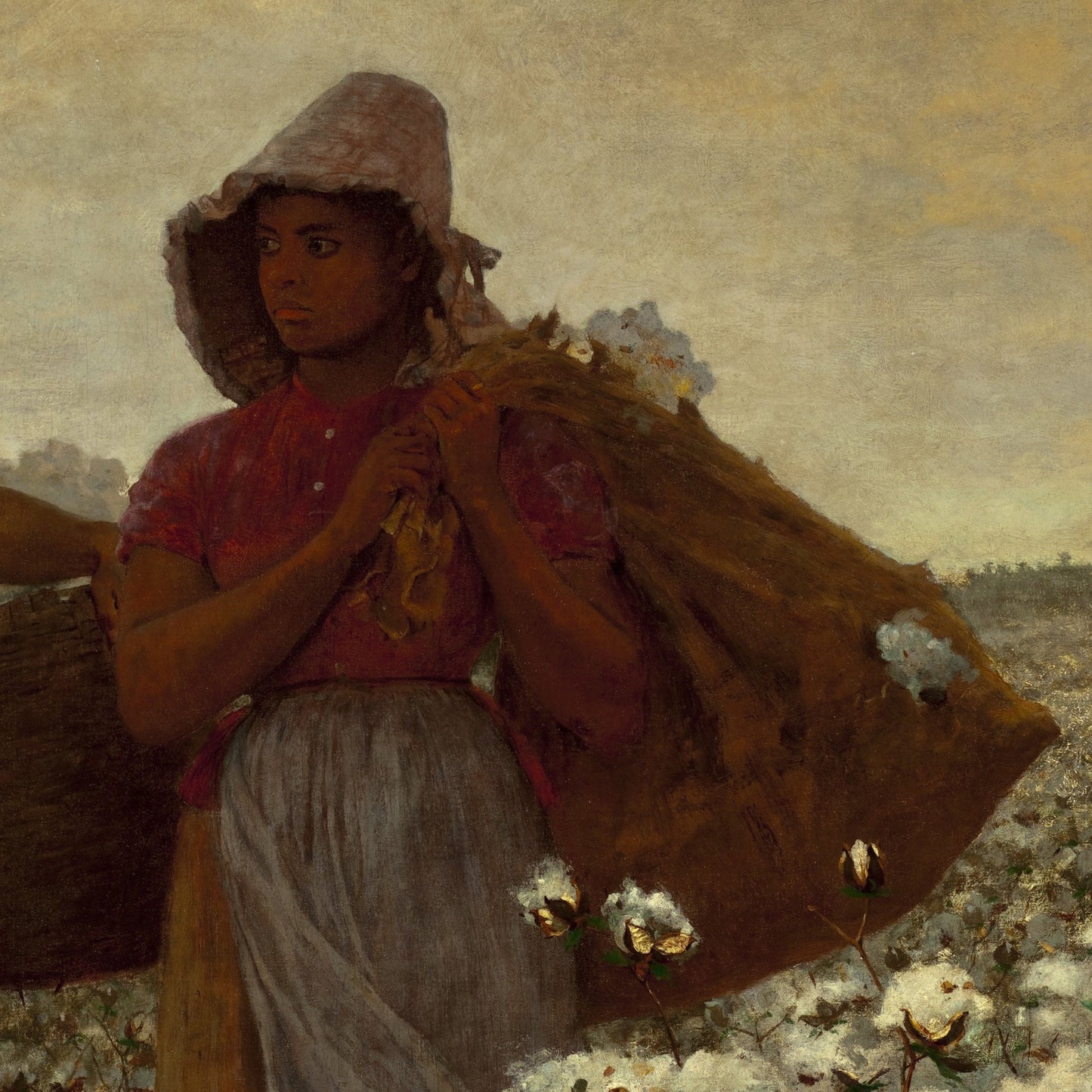 Winslow Homer - The Cotton Pickers: 3D Textured Print