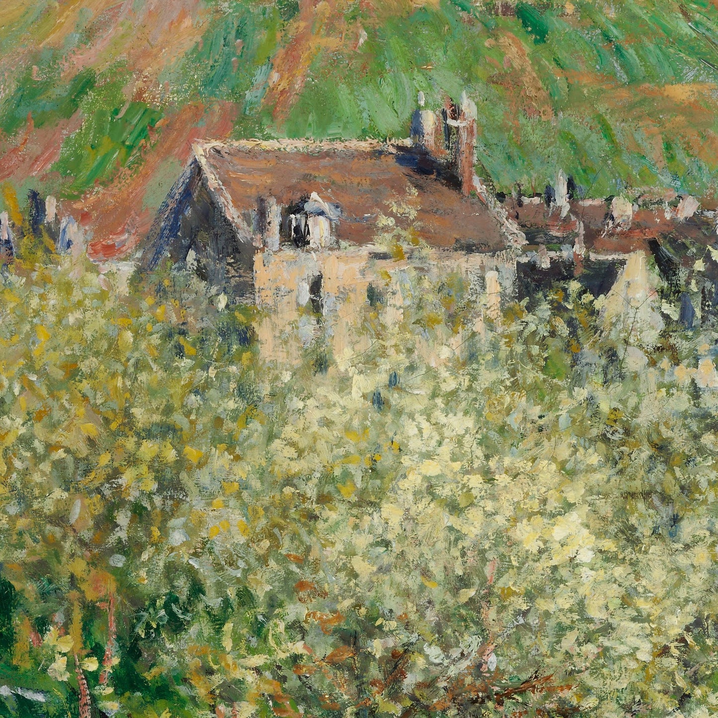 Claude Monet - Plum Trees in Blossom - 3D Textured Print