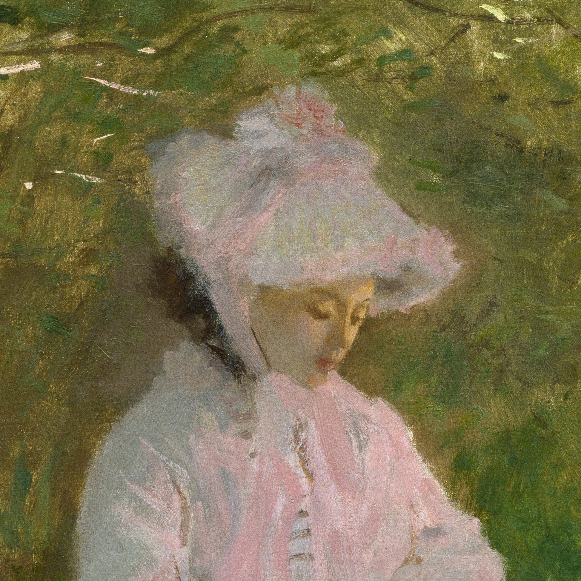 Claude Monet Springtime 3D Print: Textured Brushstrokes