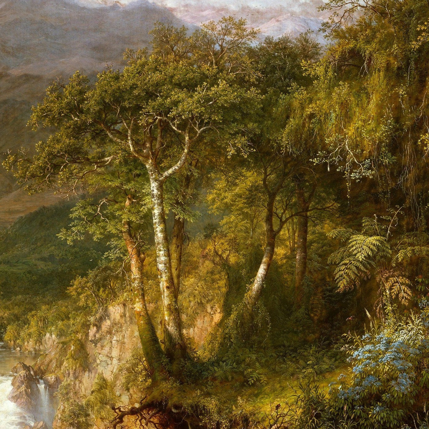 Heart of the Andes 3D Print: Frederic Edwin Church Textured Oil Painting