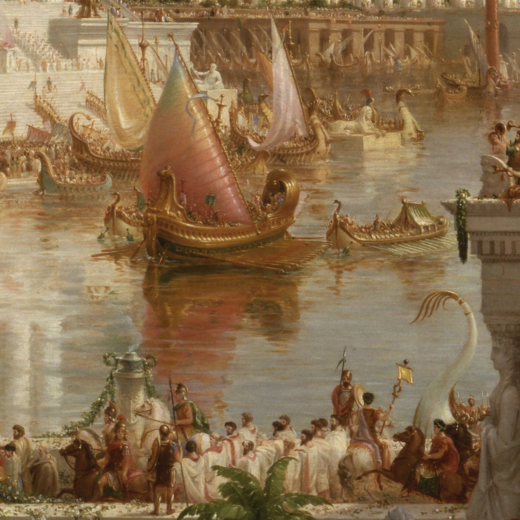The Course of Empire by Thomas Cole: 3D Textured Print