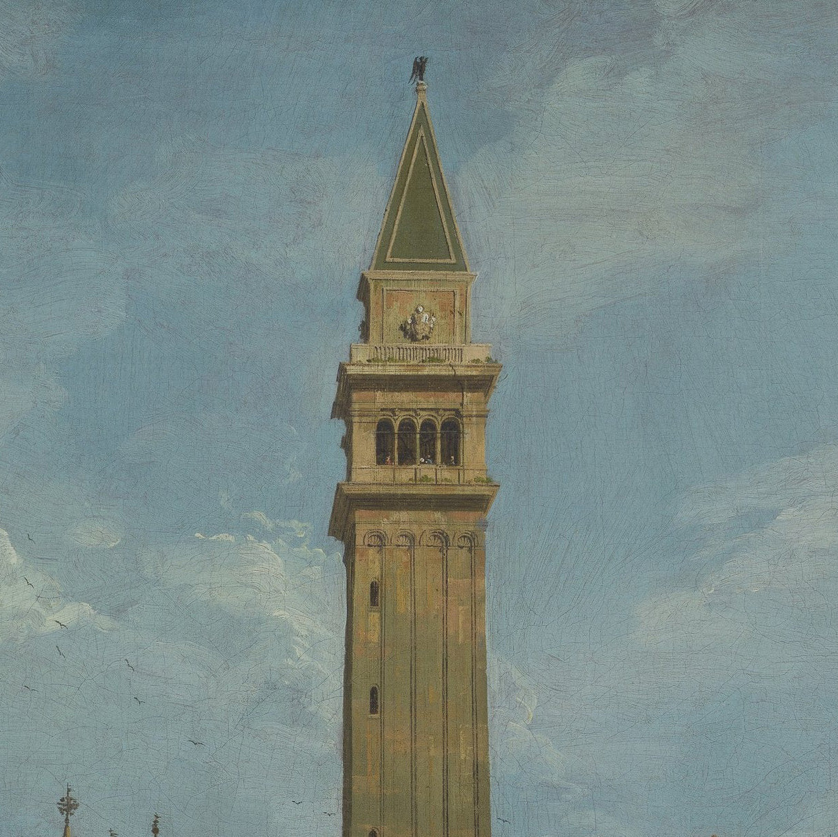 Canaletto Piazza San Marco 3D Print: Textured Venice Art