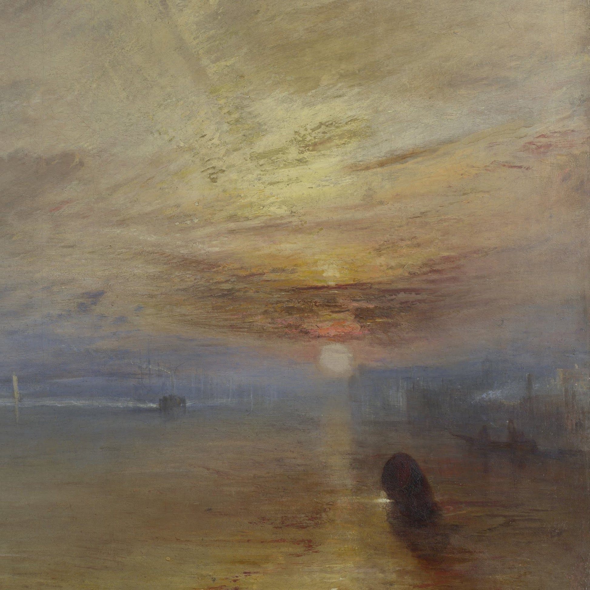 The Fighting Temeraire Print: J.M.W. Turner 3D Textured Reproduction