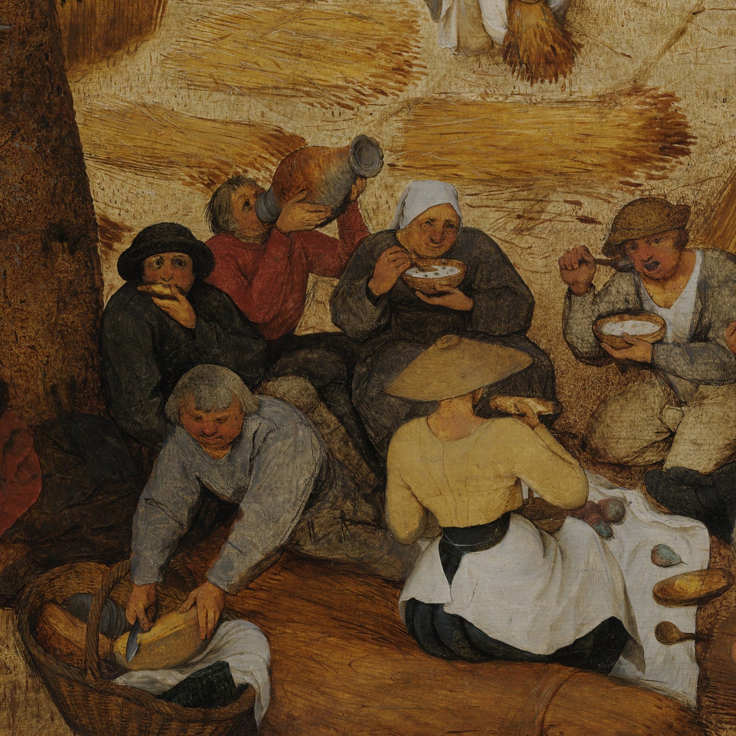 The Harvesters by Brueghel: 3D Textured Oil Painting Reproduction