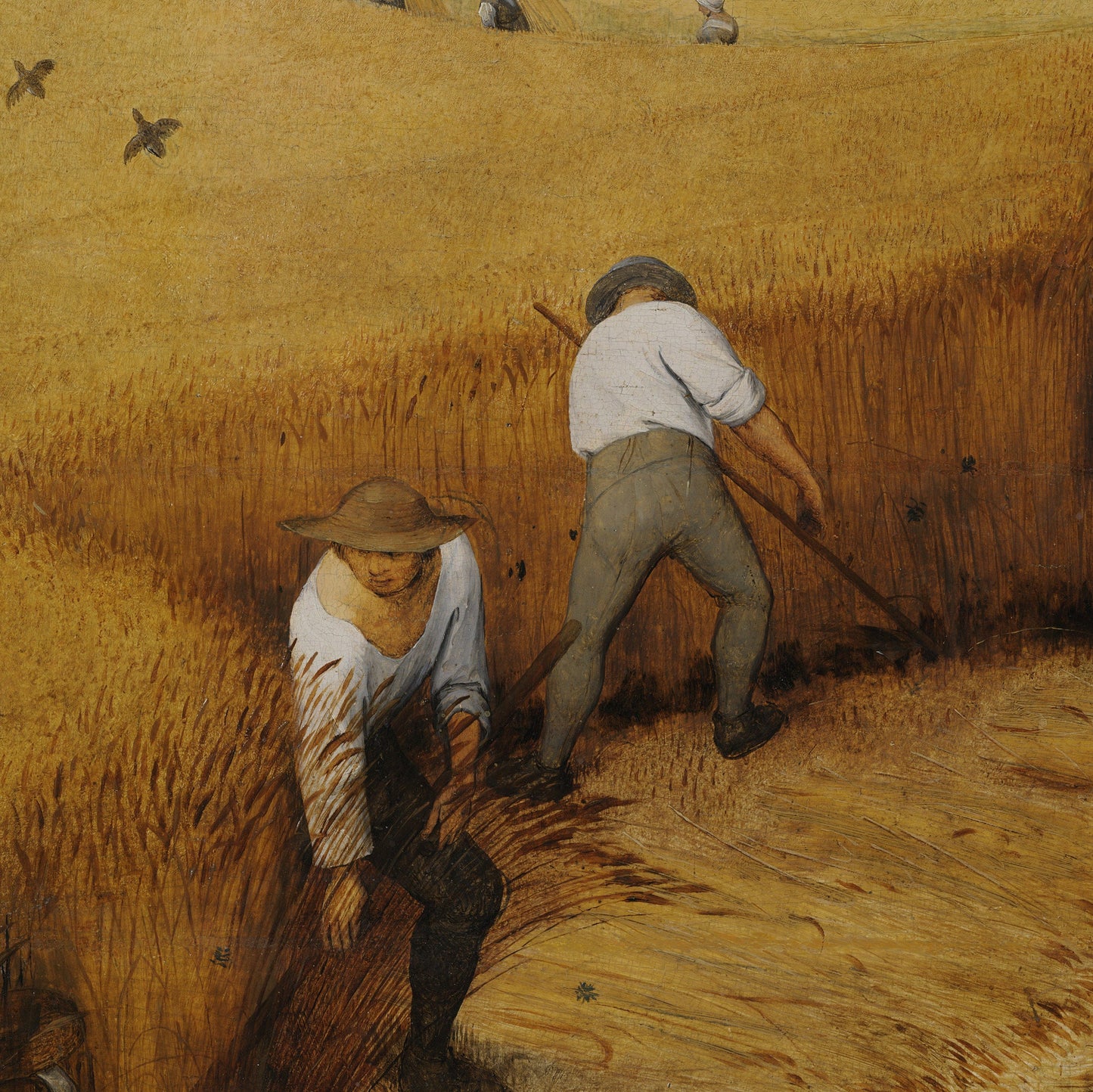 The Harvesters by Pieter Brueghel, 3d Printed with texture and brush strokes looks like original oil painting