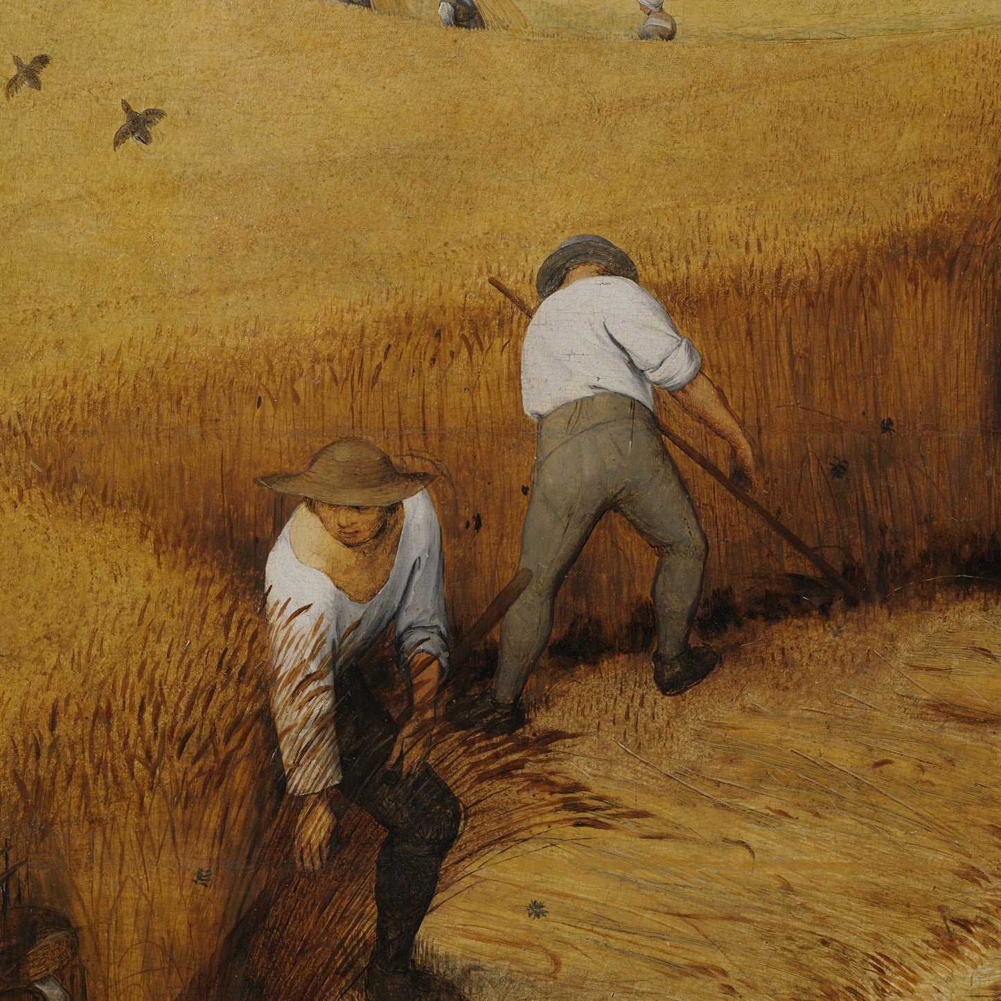 The Harvesters by Brueghel: 3D Textured Oil Painting Reproduction