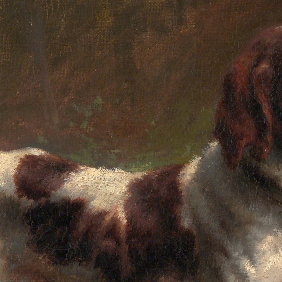 Rosa Bonheur Dog Print: 3D Textured Painting Reproduction