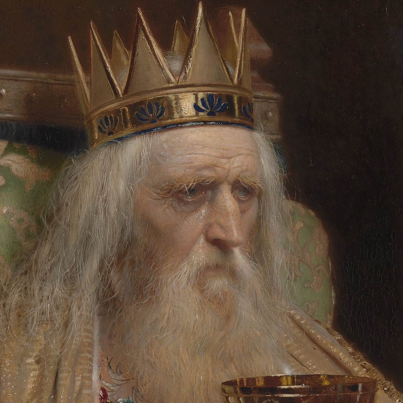 The King of Thule 3D Print: Pierre Jean Van der Ouderaa Textured Art