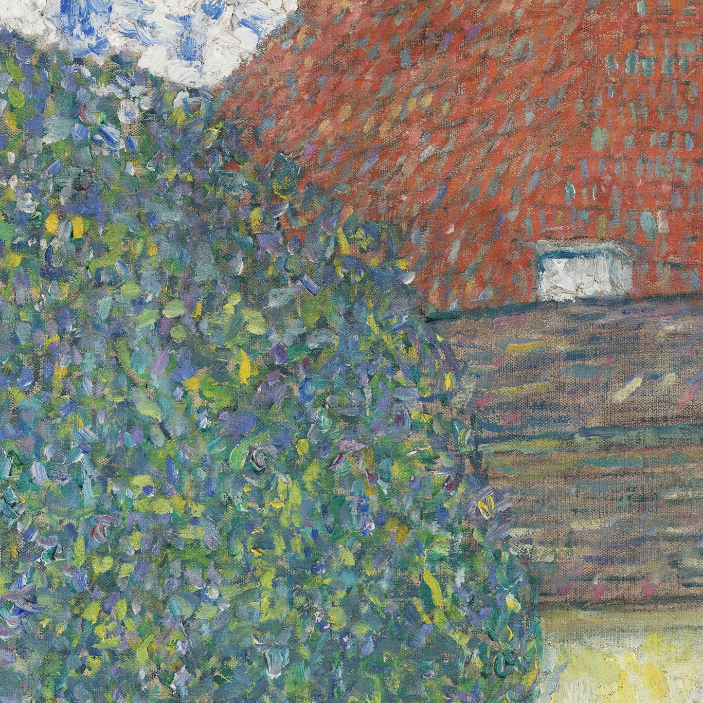 Gustav Klimt Schloss Kammer Print: 3D Textured Oil Painting Reproduction
