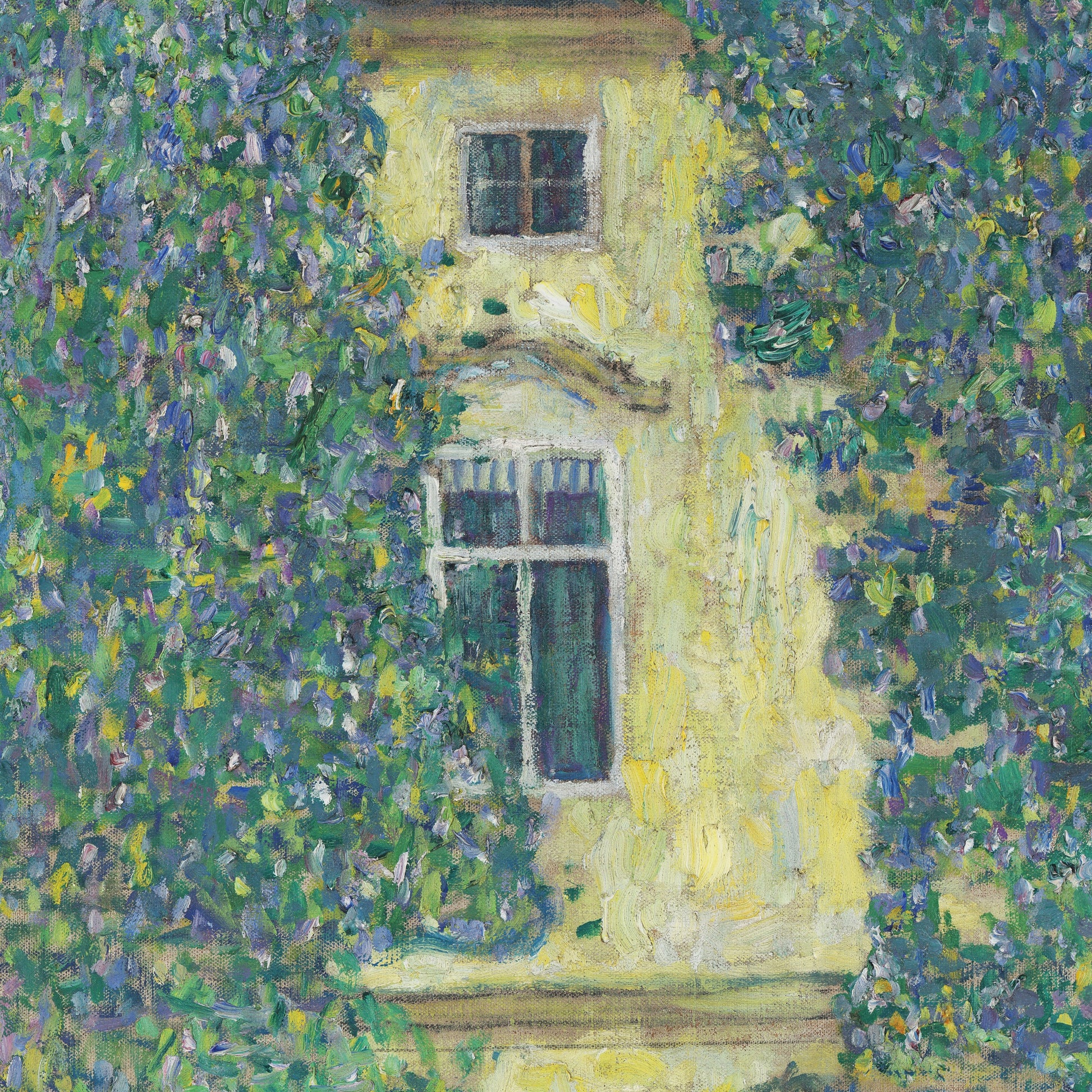 Gustav Klimt Schloss Kammer Print: 3D Textured Oil Painting Reproduction