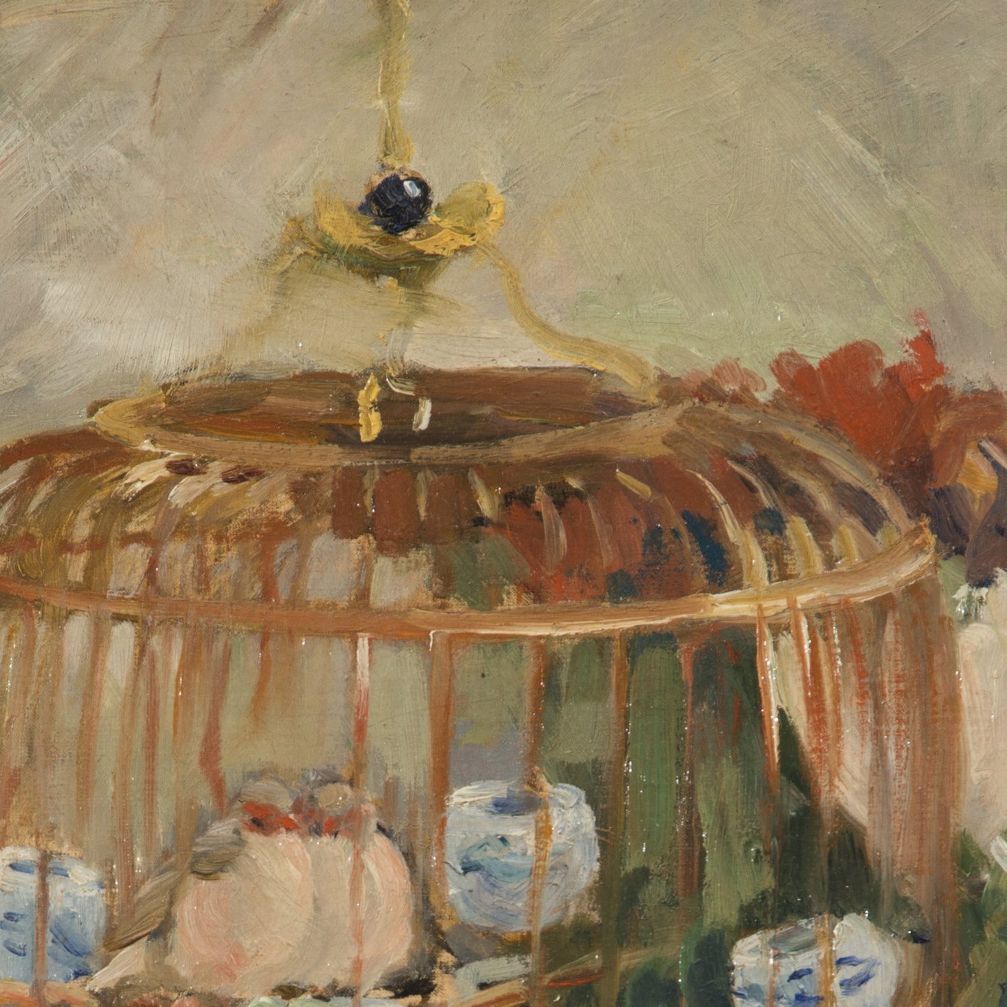Berthe Morisot - The Cage: 3D Textured Art Print