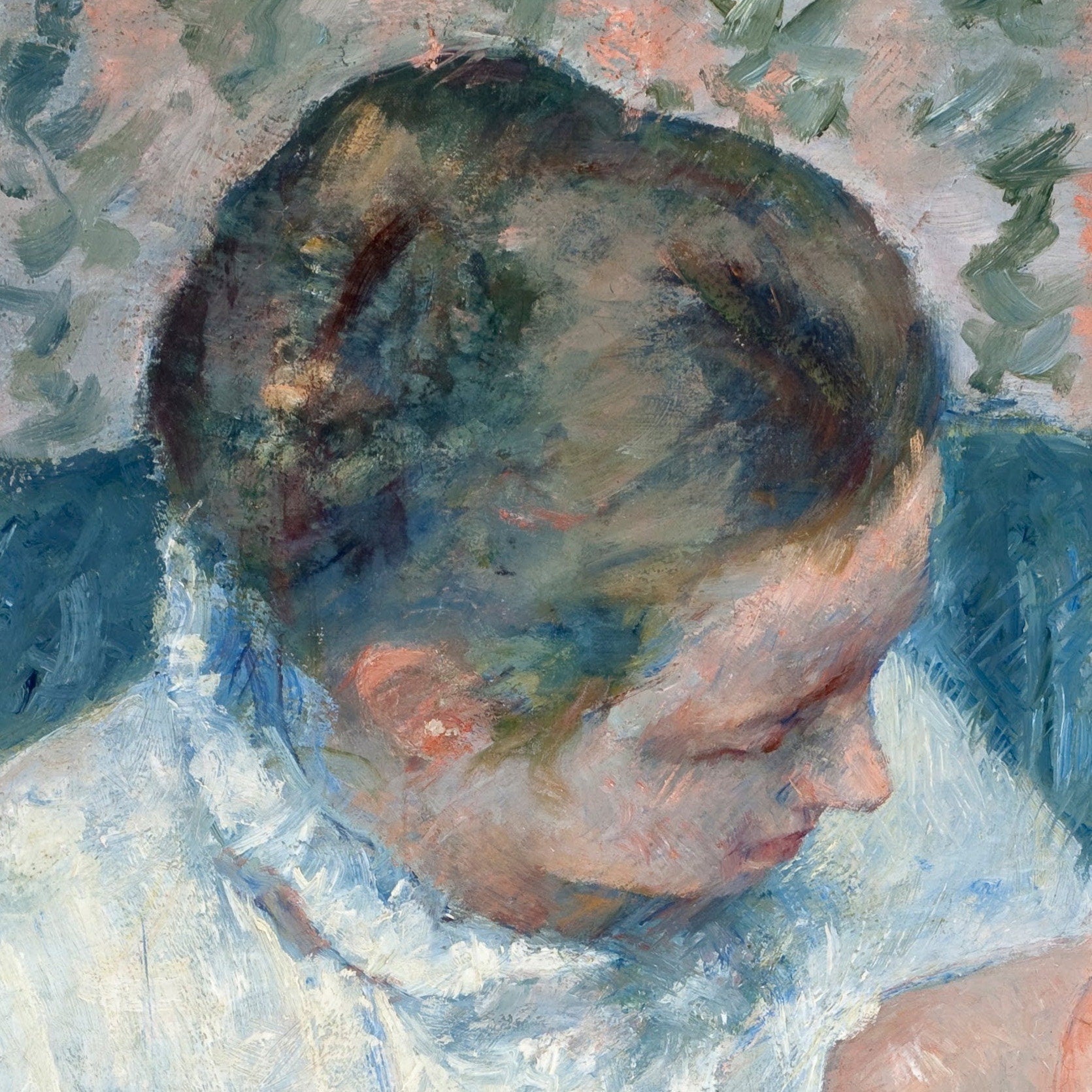 Mary Cassatt Print: Mother and Child, 3D Textured Art
