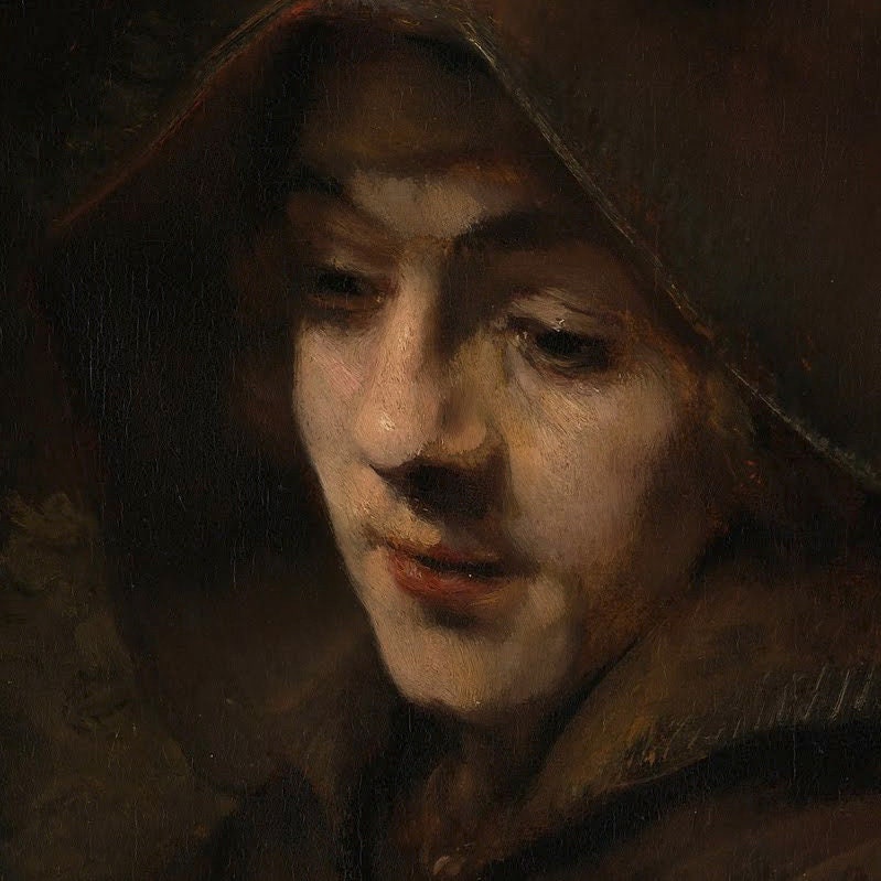 Rembrandt's Son Titus Print: 3D Textured Oil Painting Reproduction