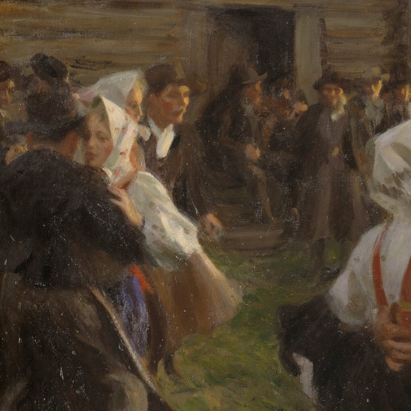 Midsummer Dance by Anders Zorn, 3d Printed with texture and brush strokes looks like original oil-painting.