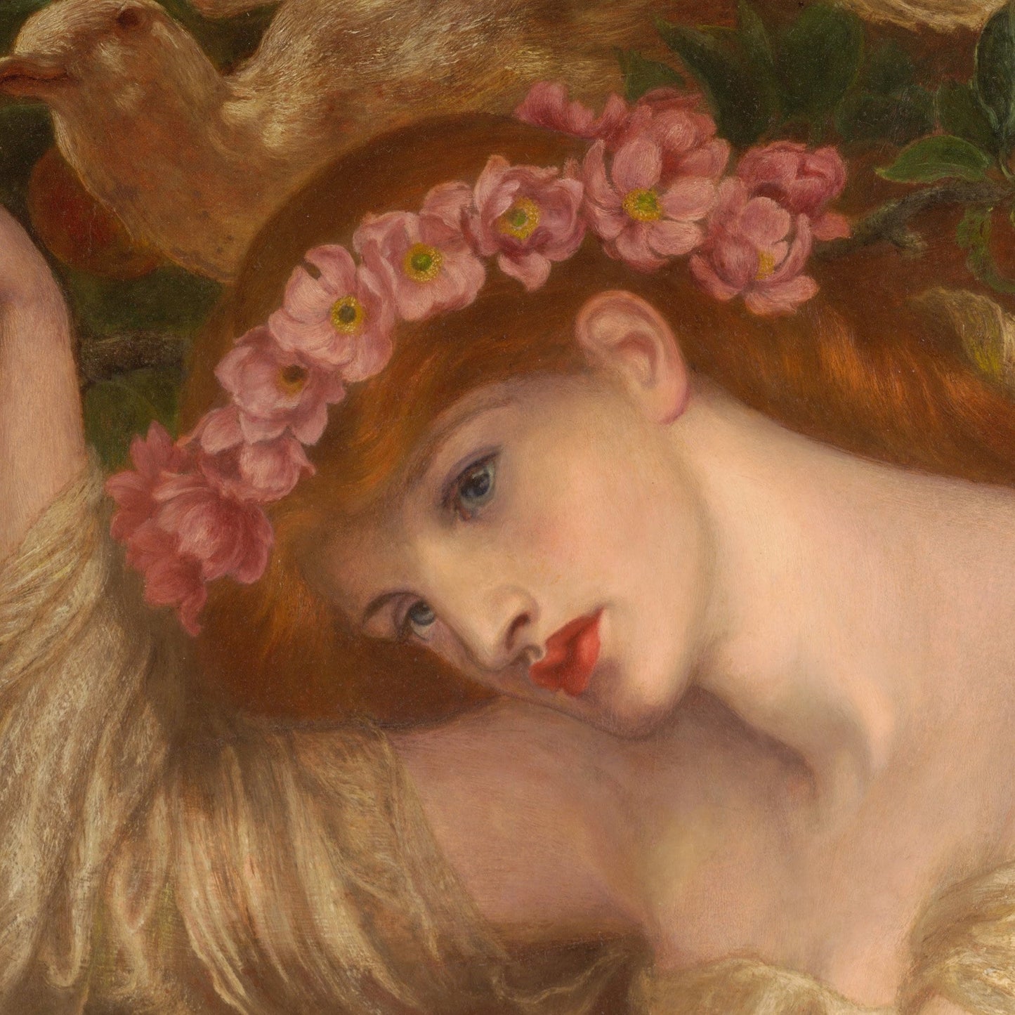 A Sea Spell by Rossetti: 3D Textured Oil Painting Reproduction