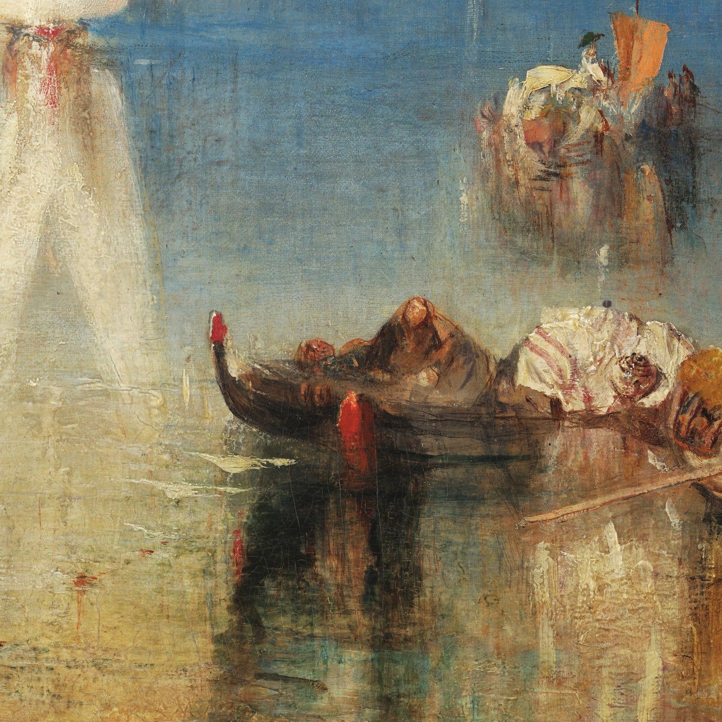 Turner's Venice Print: The Campo Santo, 3D Textured Reproduction