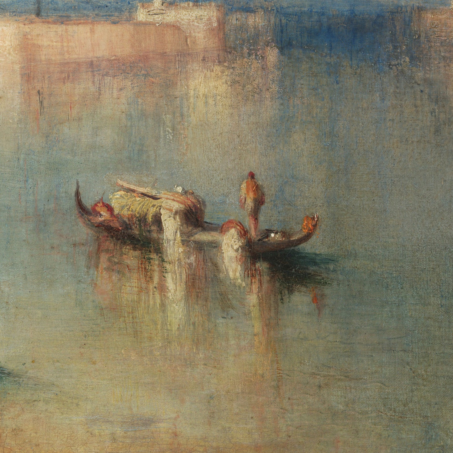 Turner's Venice Print: The Campo Santo, 3D Textured Reproduction