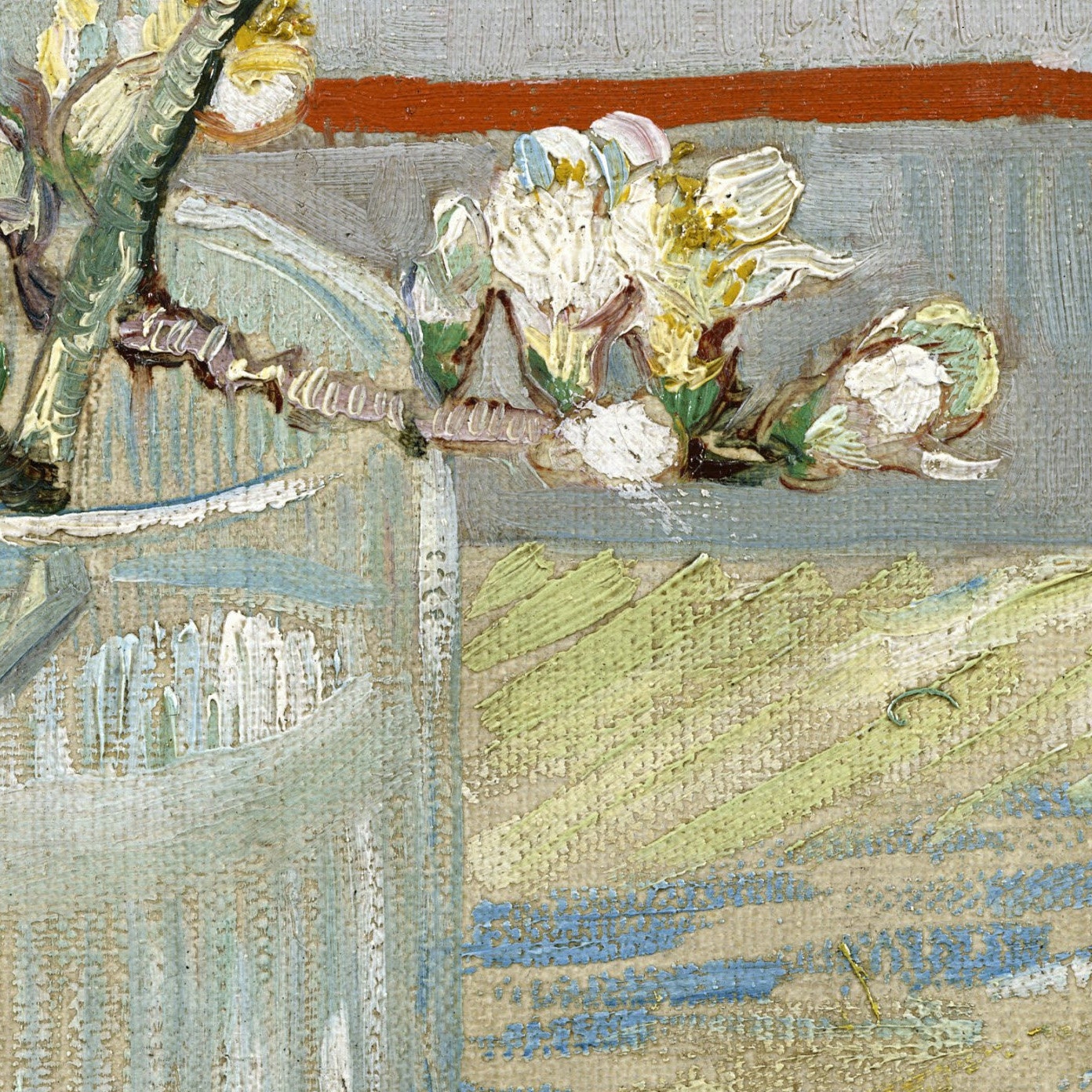 Van Gogh Almond Blossom Print: 3D Textured Oil Painting Reproduction
