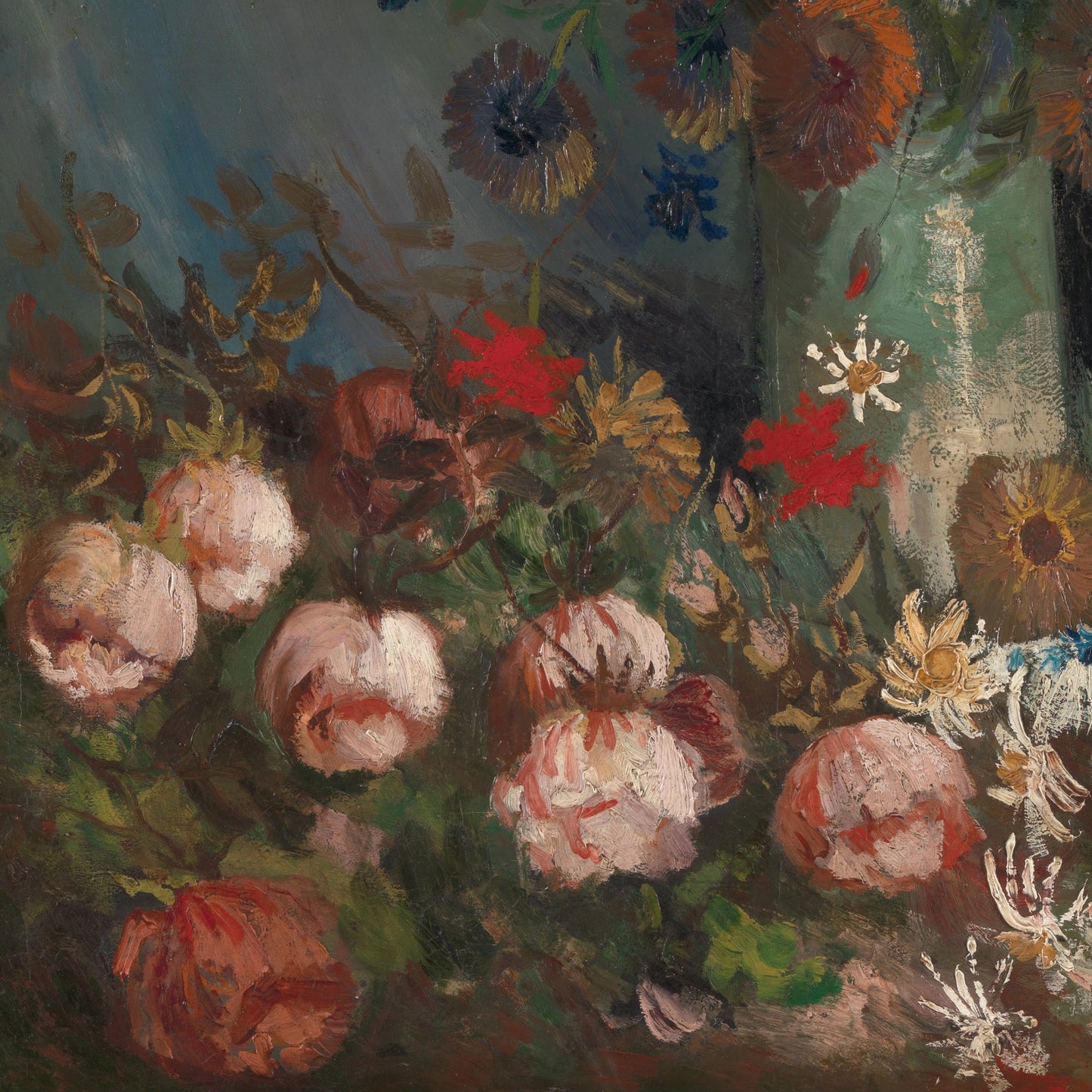 Van Gogh Flowers 3D Print: Still Life with Meadow Flowers