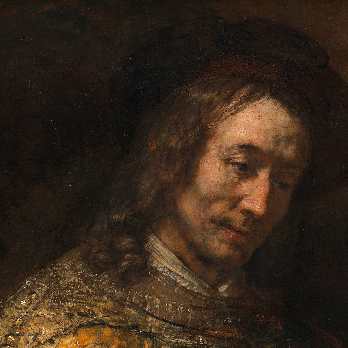 Rembrandt - Isaac and Rebecca 3D Textured Print