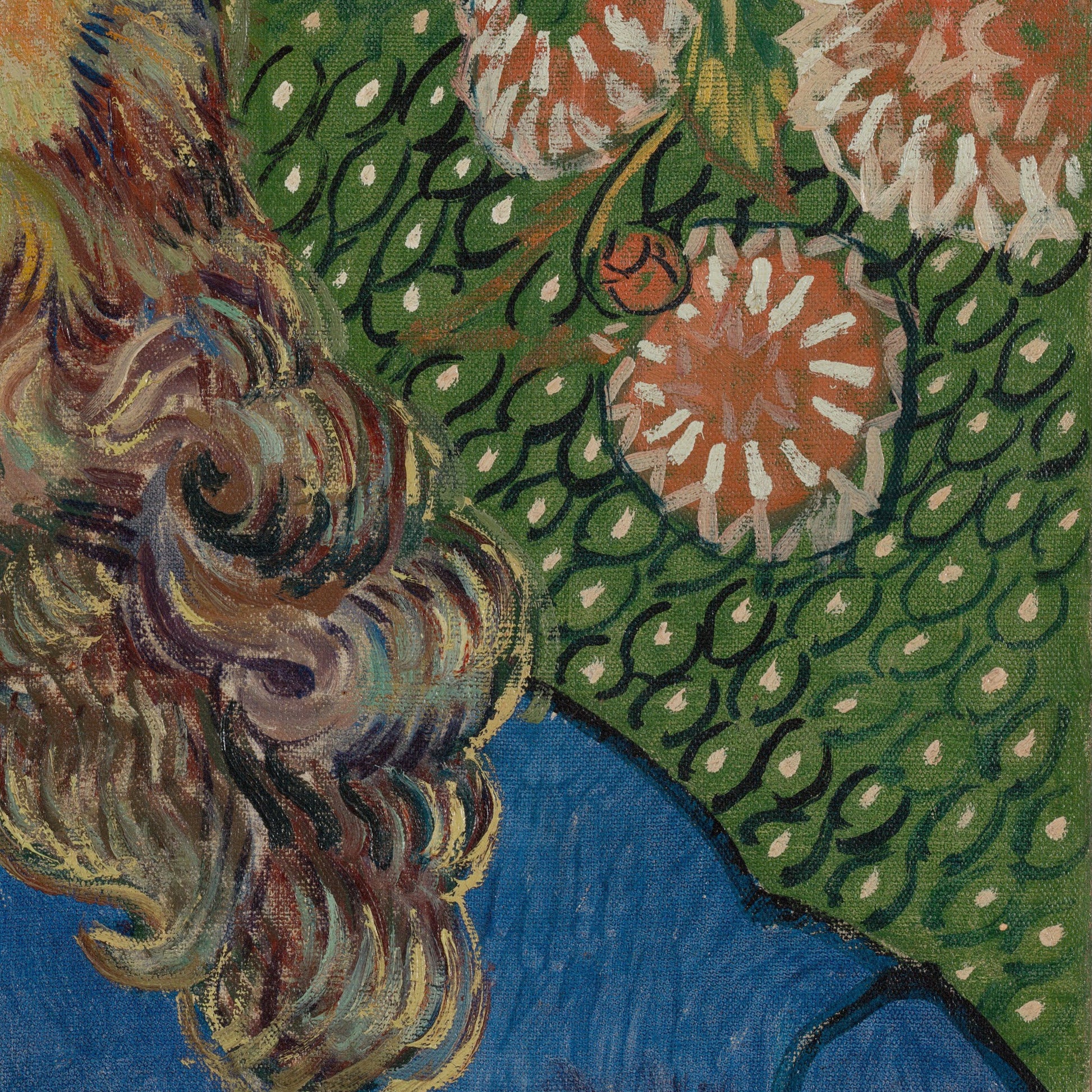 Van Gogh Joseph Roulin Portrait: 3D Textured Art Print