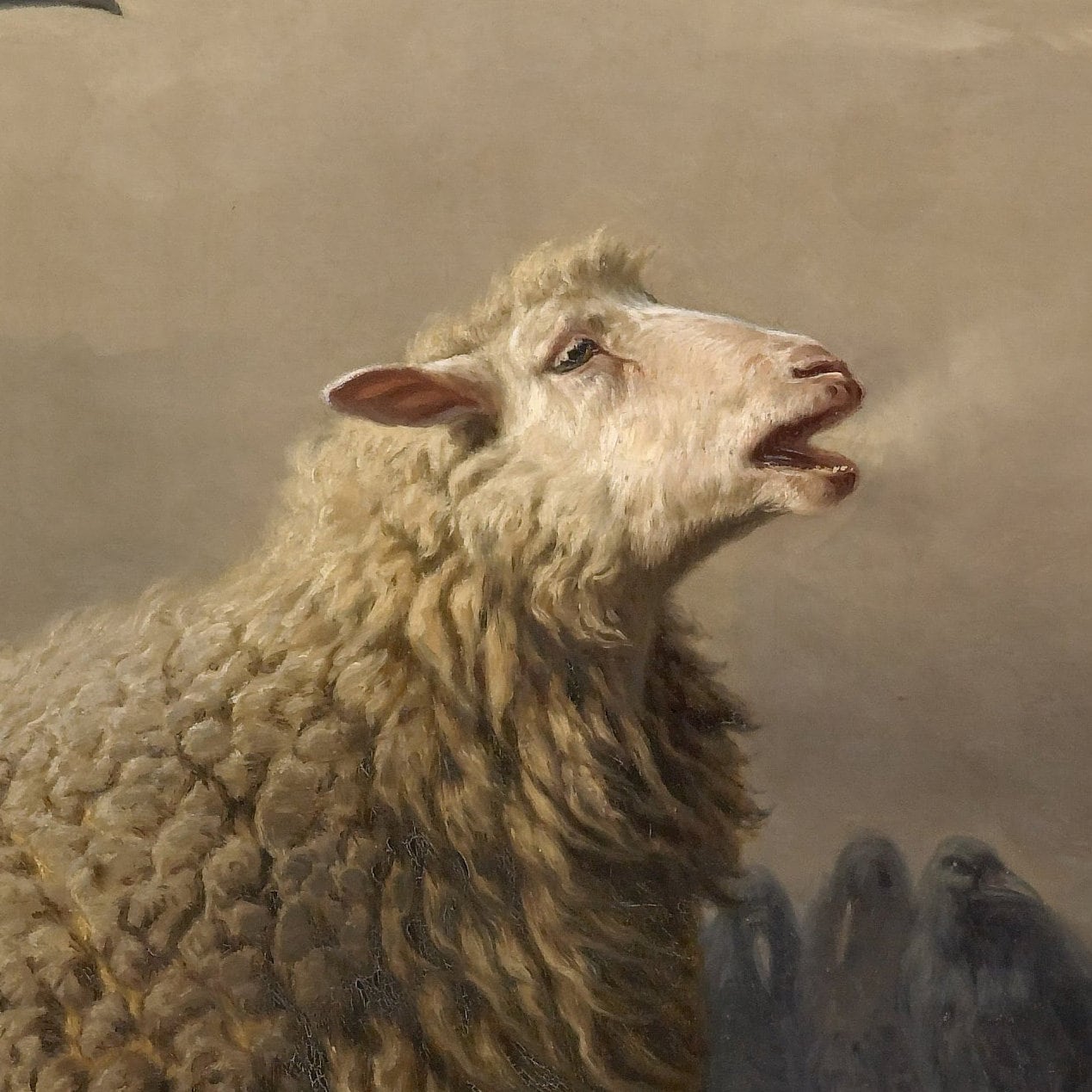 Anguish by August Friedrich Schenck: 3D Textured Print