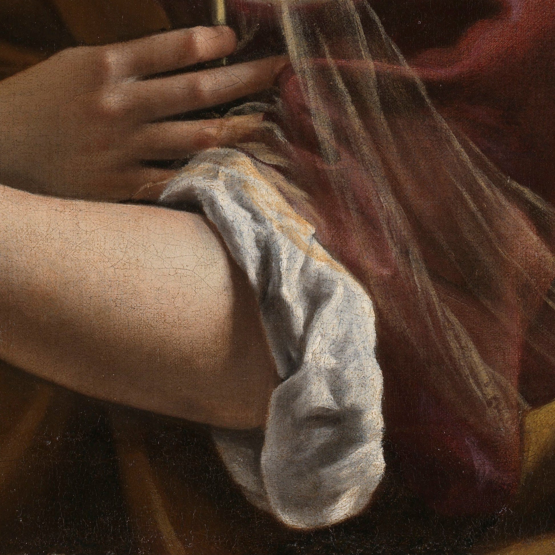 Artemisia Gentileschi - Saint Catherine Portrait: 3D Textured Print
