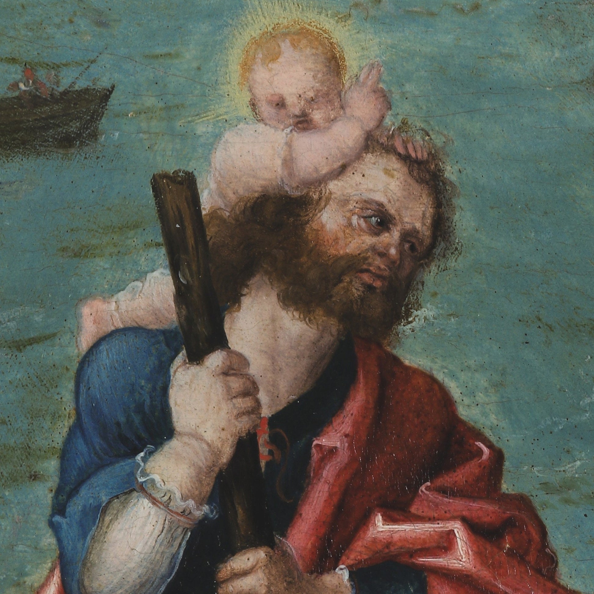 Saint Christopher Landscape: Herri met de Bles, 3D Printed Art