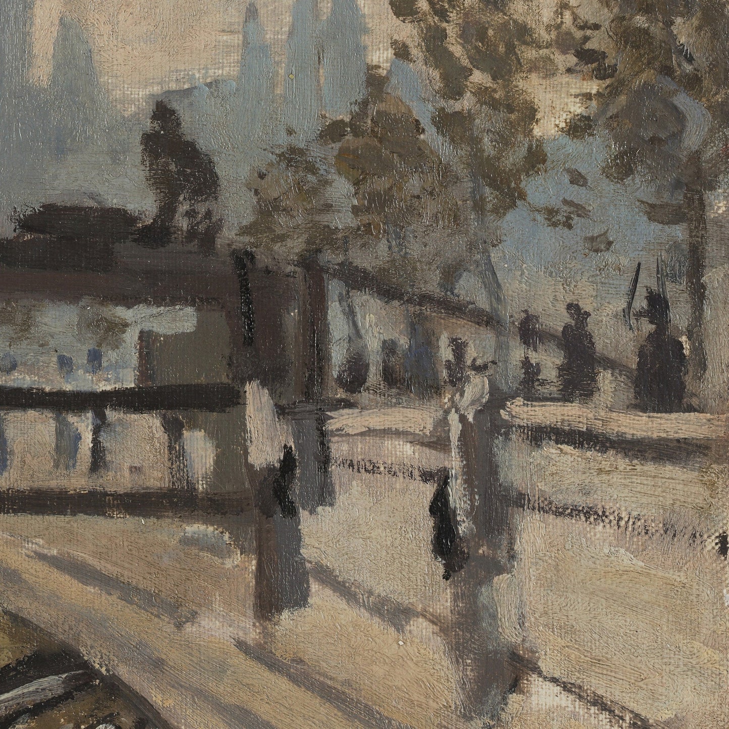 Claude Monet: The Thames below Westminster, 3D Texture Art Print