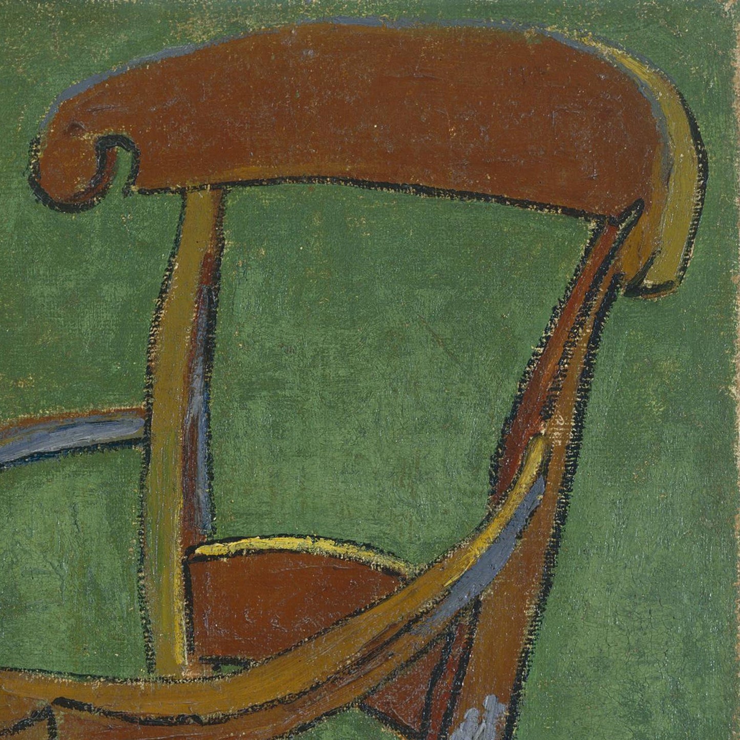 Van Gogh's Gauguin's Chair: 3D Textured Oil Painting Print