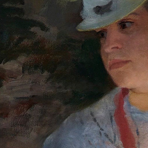 Renoir's Lise: 3D Printed Textured Oil Painting Reproduction