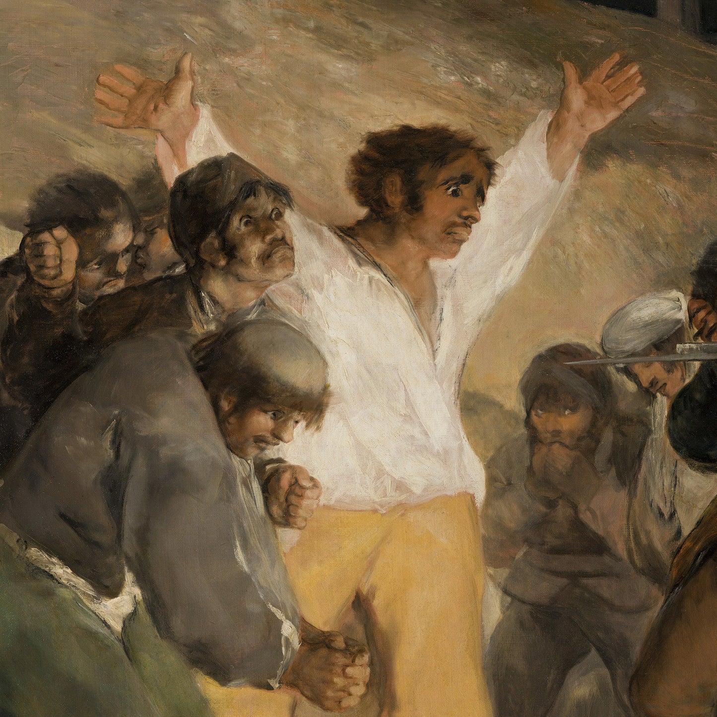 Goya's The Third of May 1808: 3D Textured Oil Painting Reproduction
