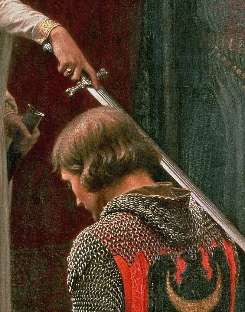 The Accolade by Edmund Blair , 3d Printed with texture and brush strokes looks like original oil painting.