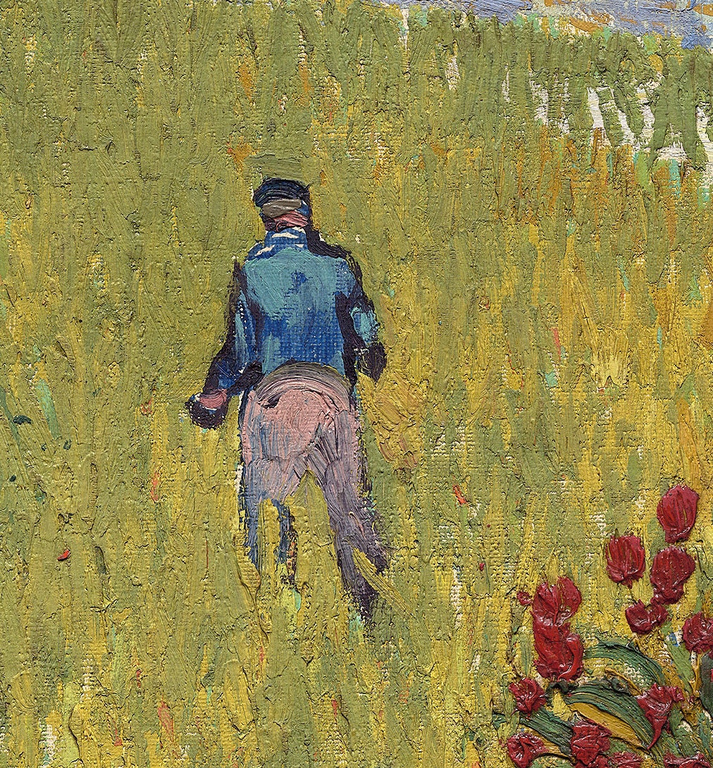 Van Gogh - Farmhouse in Provence: 3D Textured Oil Painting Print