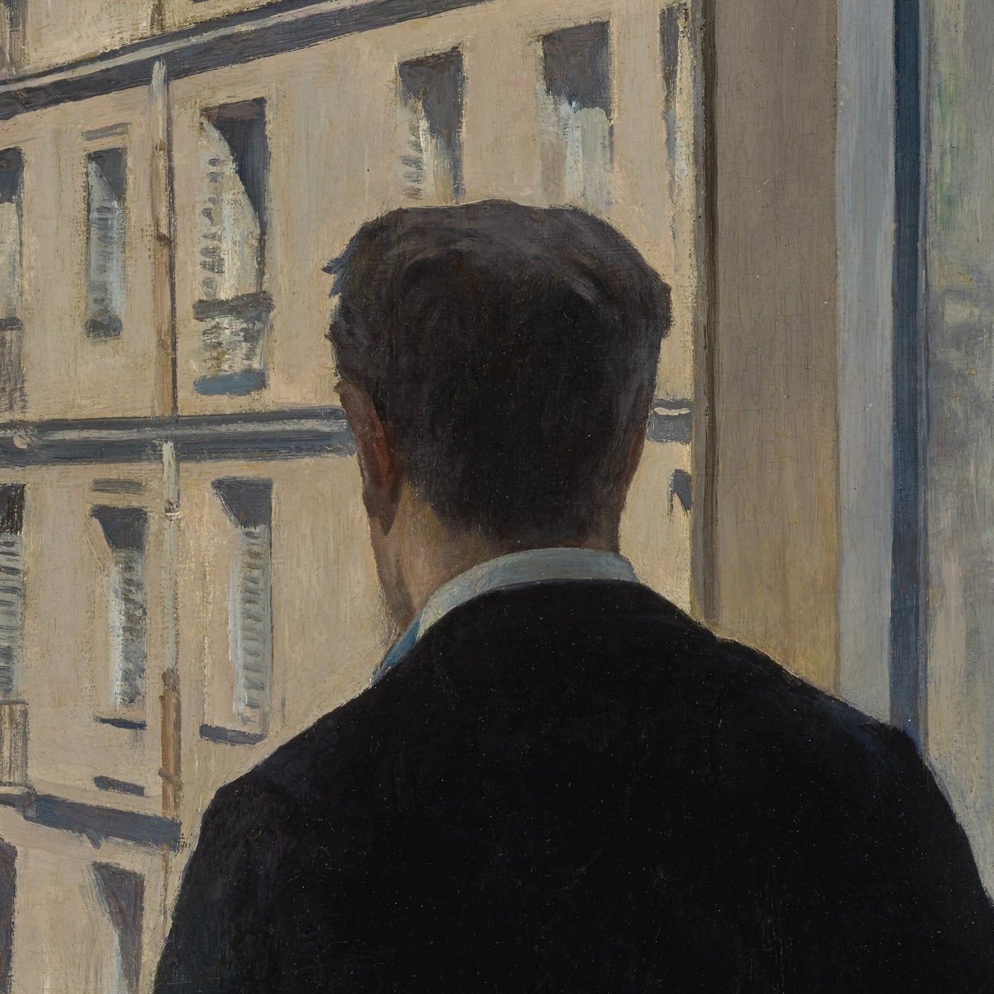 Caillebotte 'Young Man at His Window' 3D Textured Print