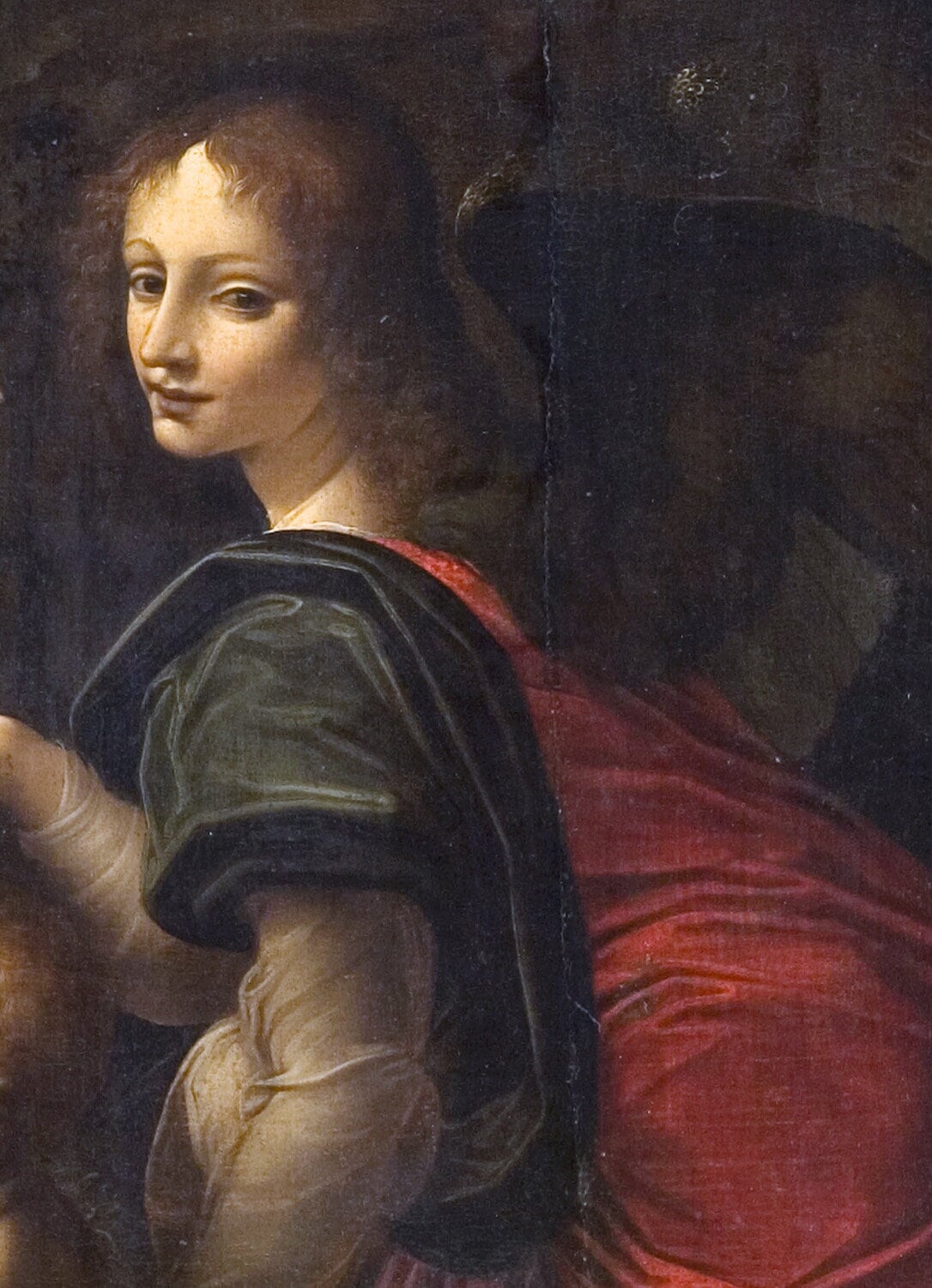 The Virgin of the Rocks 3D Print: Leonardo Da Vinci Textured Oil Painting