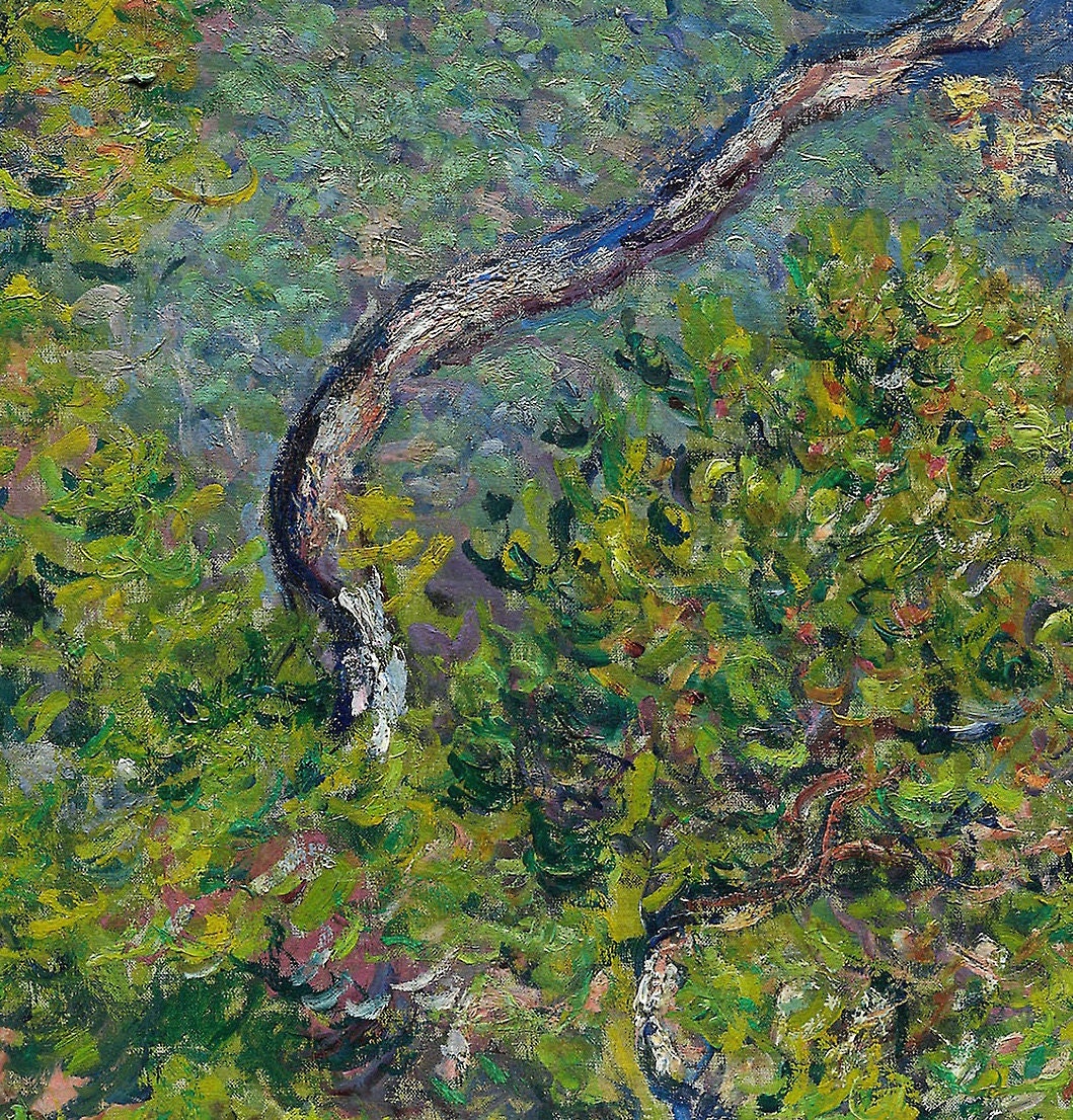 Claude Monet Bordighera 3D Print: Textured Impressionist Art