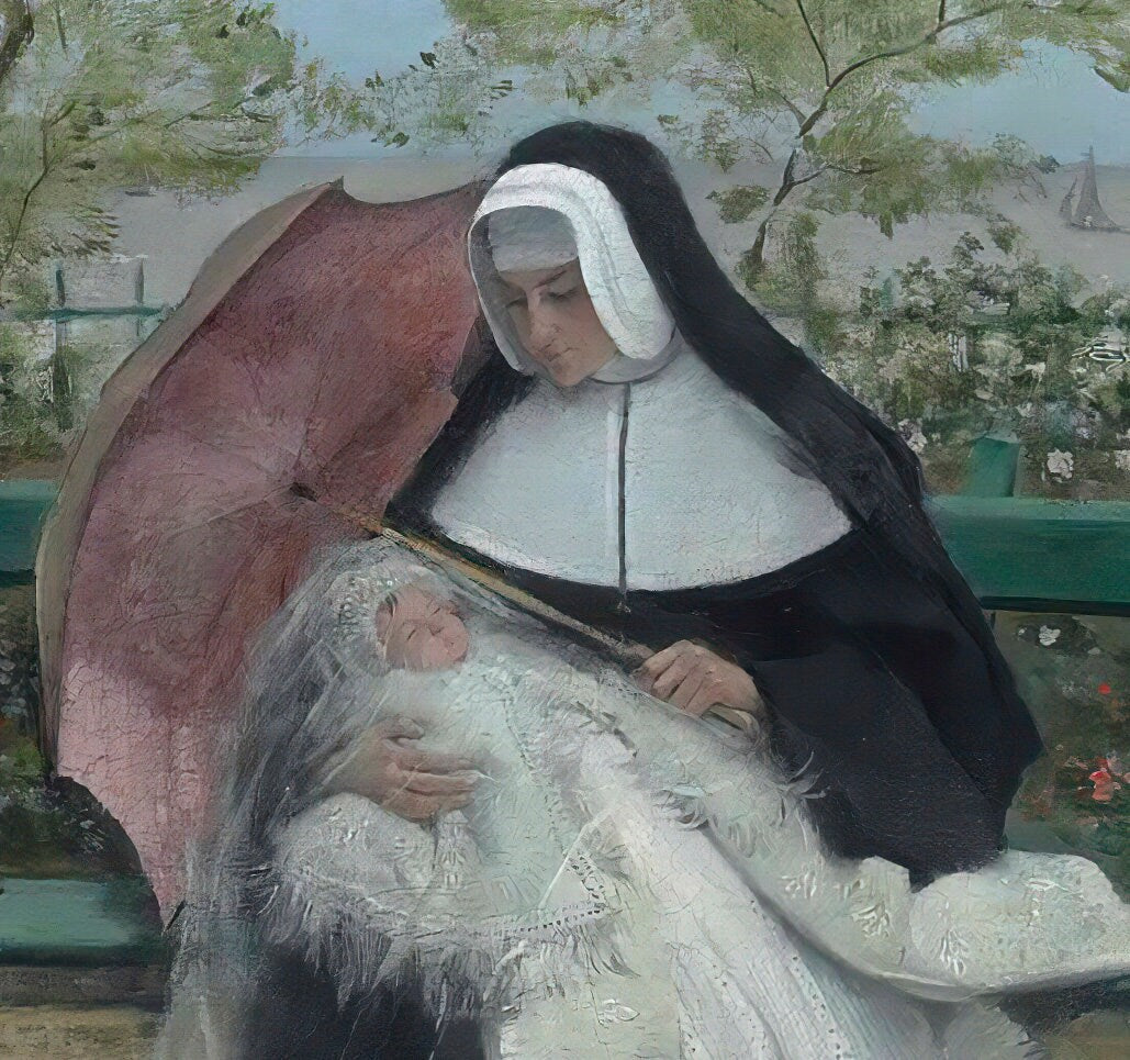 Ernest Ange Duez Painting: Resting on the Terrace 3D Textured Print