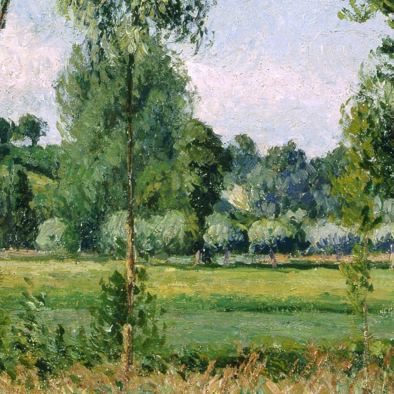 Camille Pissarro 'Eragny' 3D Printed Textured Oil Painting
