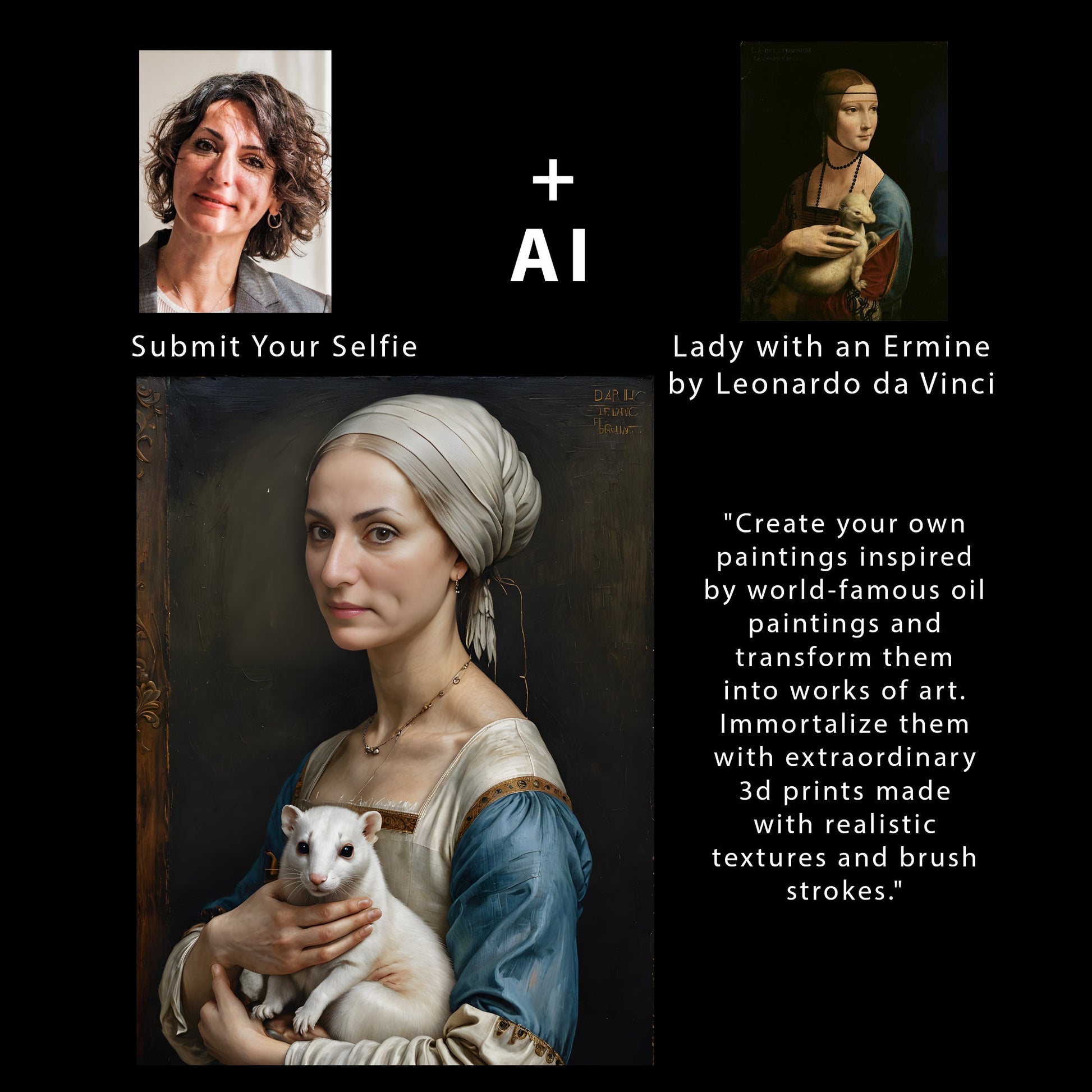 Custom AI-Generated Portrait - Turn Your Photo into a Unique Work of Art!