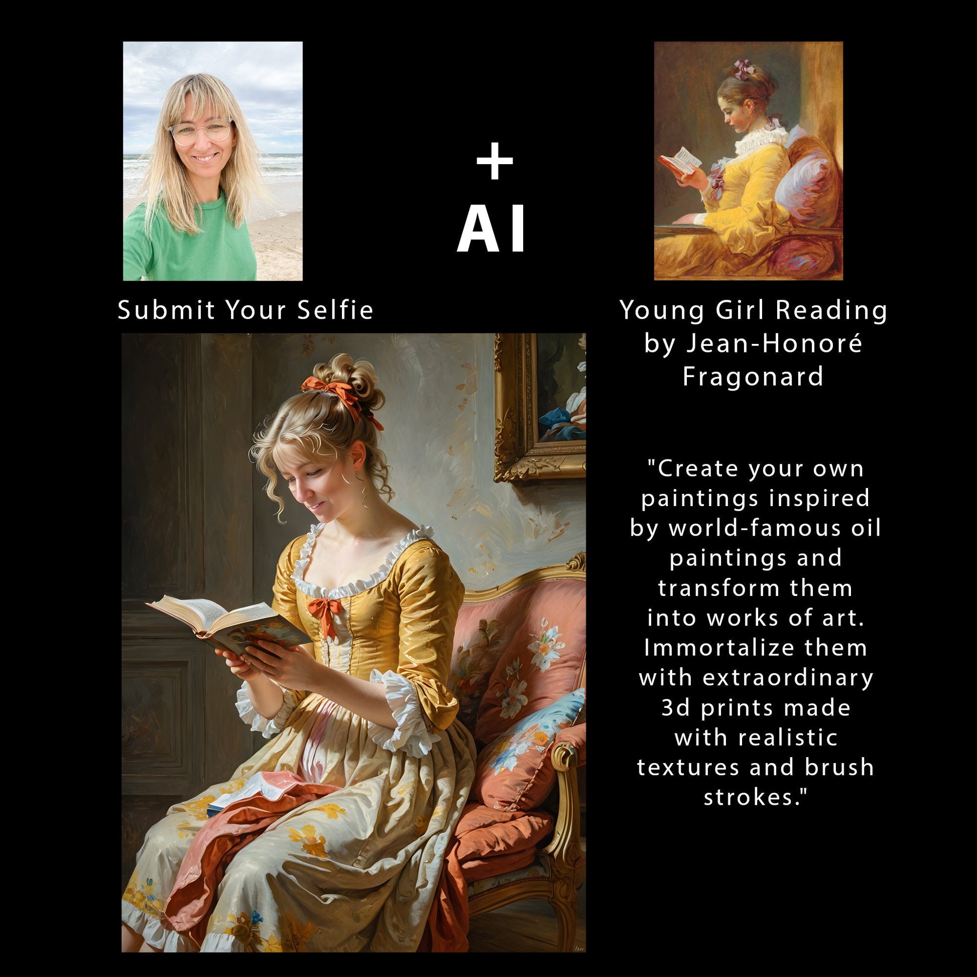 Custom AI-Generated Portrait - Turn Your Photo into a Unique Work of Art!