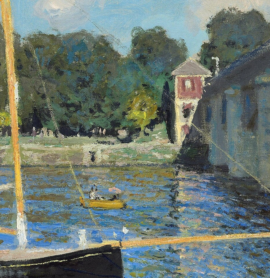 Claude Monet - The Bridge at Argenteuil - 3D Printed Textured Art