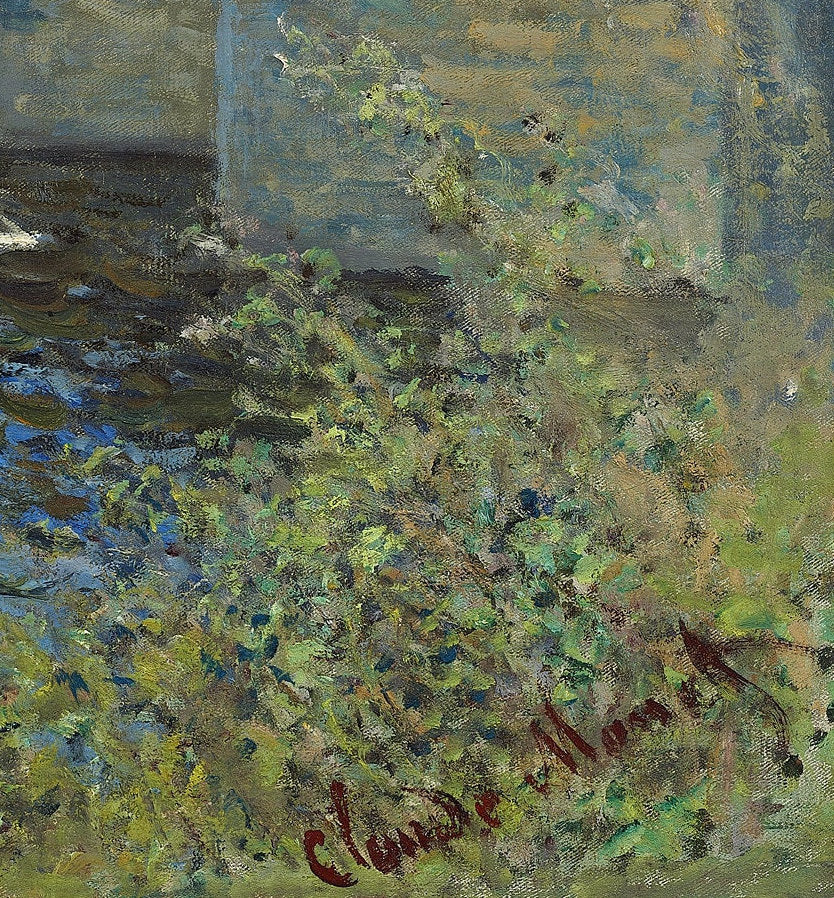 Claude Monet - The Bridge at Argenteuil - 3D Printed Textured Art